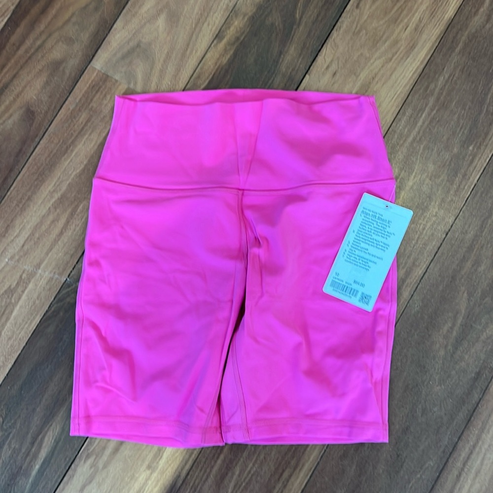 Lululemon 8 inch align short bright pink 10